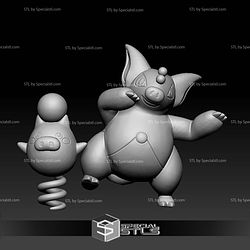 Pokemon STL Collection Spoink Grumpig