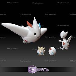 Pokemon STL Collection Togepi Togetic Togekiss