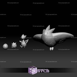 Pokemon STL Collection Togepi Togetic Togekiss