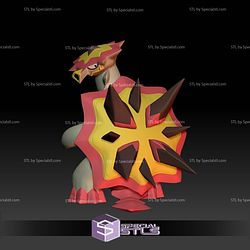 Pokemon STL Collection Turtonator
