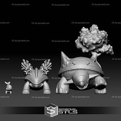 Pokemon STL Collection Turtwig Grotle Torterra