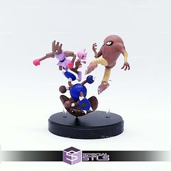 Pokemon STL Collection Tyrogue Hitmonlee Hitmonchan Hitmontop