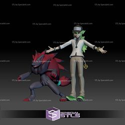 Pokemon STL Collection Unova Team Plasma N