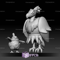 Pokemon STL Collection Vullaby Mandibuzz