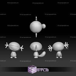 Pokemon STL Collection Wooper Quagsire
