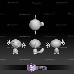 Pokemon STL Collection Wooper Quagsire