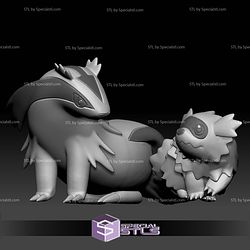 Pokemon STL Collection Zigzagoon Linoone