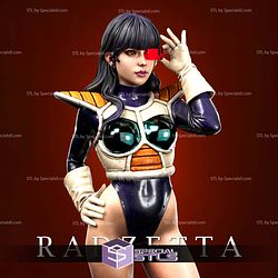 Radzella in Saiyan Outfit Fanart STL Files