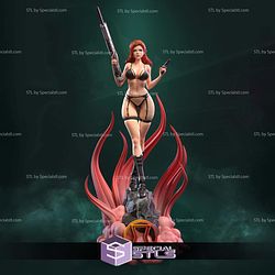Black Widow Bikini Marvel Rival STL Files