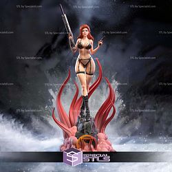 Black Widow Bikini Marvel Rival STL Files