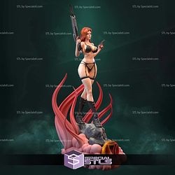 Black Widow Bikini Marvel Rival STL Files
