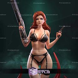 Black Widow Bikini Marvel Rival STL Files
