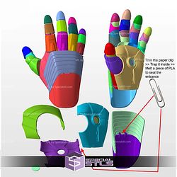 Cosplay STL Files Iron Man Mark 85 Hinged Glove