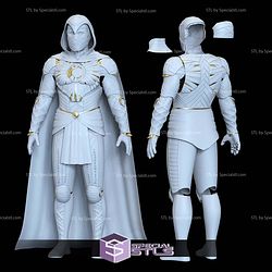 Cosplay STL Files Moon Knight Body Armor Shells