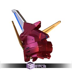 Cosplay STL Files ZGMF-X09A Justice Gundam Helmet
