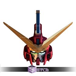 Cosplay STL Files ZGMF-X09A Justice Gundam Helmet