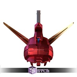 Cosplay STL Files ZGMF-X09A Justice Gundam Helmet