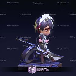 Ellen Joe Chibi Zenless Zone Zero STL Files