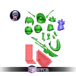 Ellen Joe Chibi Zenless Zone Zero STL Files