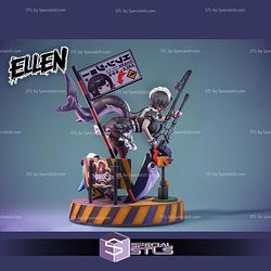 Ellen Joe Zenless Zone Zero Gun Shark STL Files