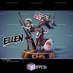 Ellen Joe Zenless Zone Zero Gun Shark STL Files