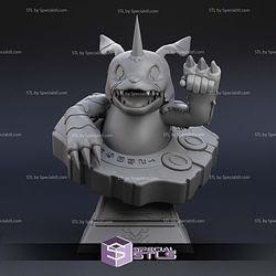 Gabumon Digimon V3 STL Files