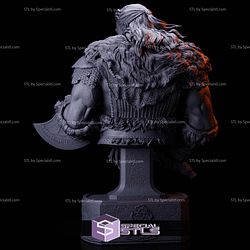 Freki Warrior Bust STL Files