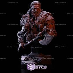 Freki Warrior Bust STL Files