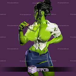 Green She Hulk and NSFW STL Files