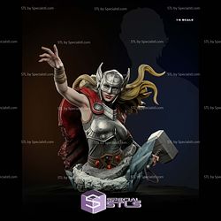 Jane Foster Mighty Thor Bust STL Files