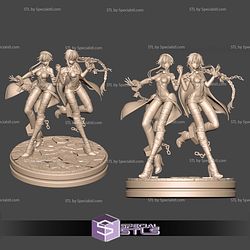 Kaguya and Yuzuru Yamai Twin STL Files