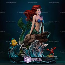 Little Mermaid of the Ocean STL Files