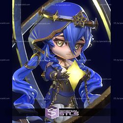 Layla Chibi Genshin Impact STL Files