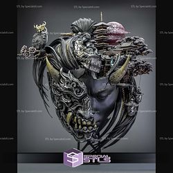 Tenjin Mind Eclipsed Memories Wall Mask STL Files