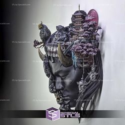 Tenjin Mind Eclipsed Memories Wall Mask STL Files