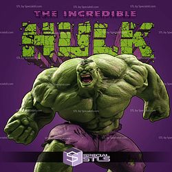 The Incredible Hulk Short Hair STL Files