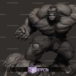 The Incredible Hulk Short Hair STL Files