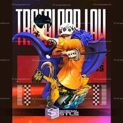 Trafalgar Law Bust on Boat STL Files