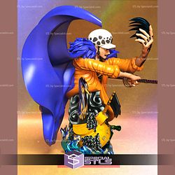 Trafalgar Law Bust on Boat STL Files