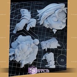 Vi Chibi Jumping STL Files