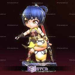 Xiangling Chibi Genshin Impact STL Files
