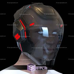Cosplay STL Files Tron Ares Helmet V2
