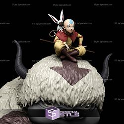 Aang Appa and Momo STL Files