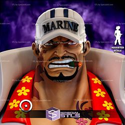Akainu Admiral of the Navy STL Files