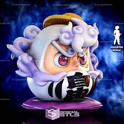 Daruma Luffy Nika STL Files