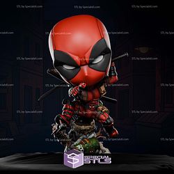 Deadpool Chibi Battle STL Files