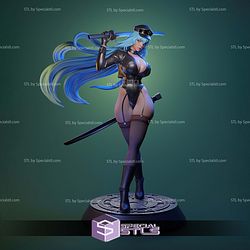 Esdeath and Katana STL Files