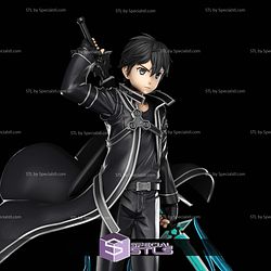 Kirito Sword Art Online Diorama STL Files