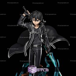 Kirito Sword Art Online Diorama STL Files