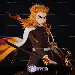 Kyojuro Rengoku Simple Base STL Files